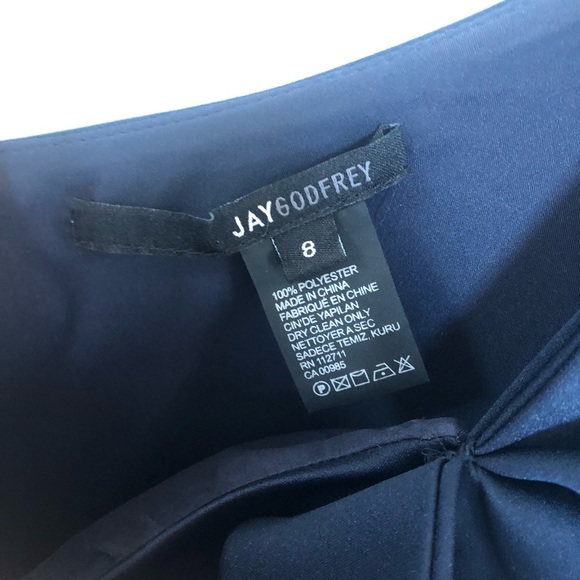 Long Navy Dress - Picture 2 of 4